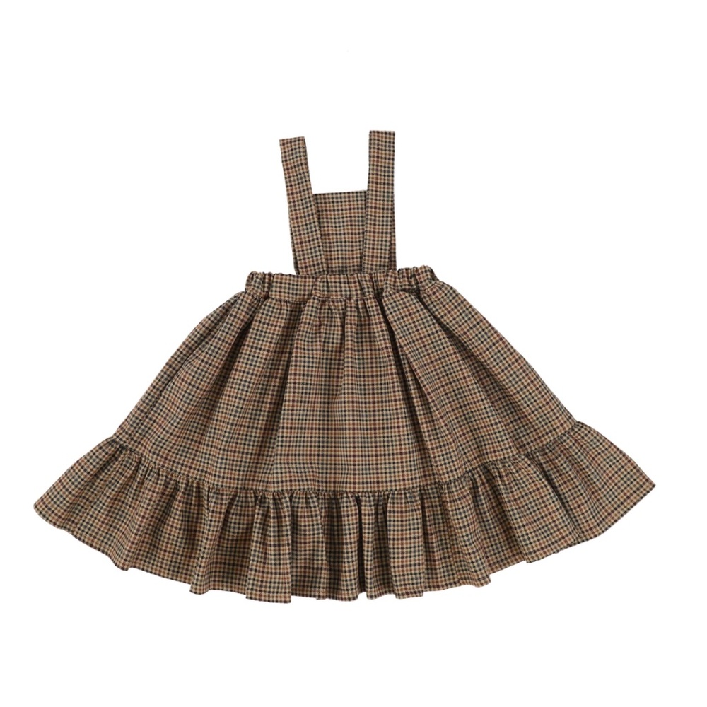 Olivia RHODE toddler girls plaid pinafore dress